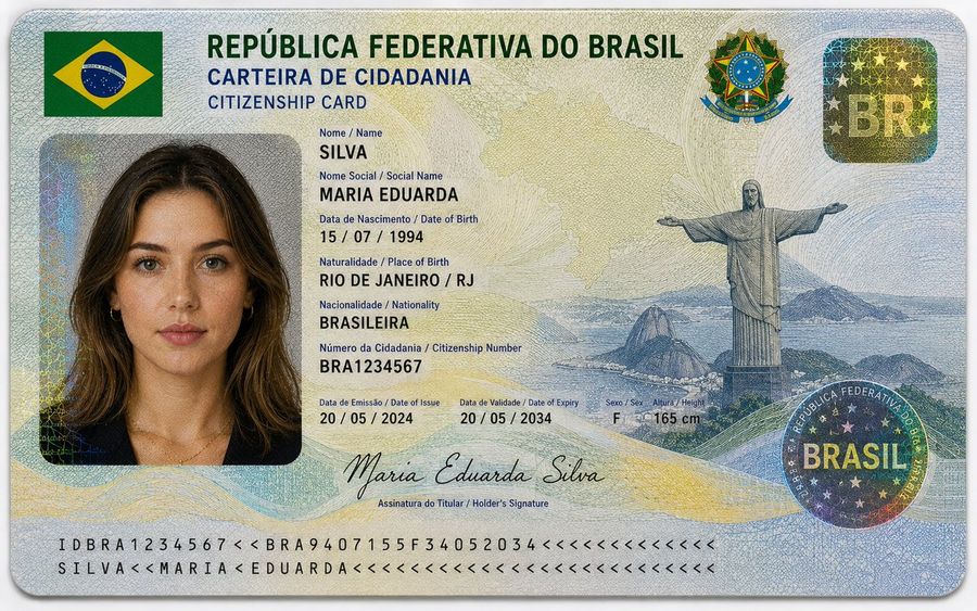 Cartão de Identidade de Cidadania Realista