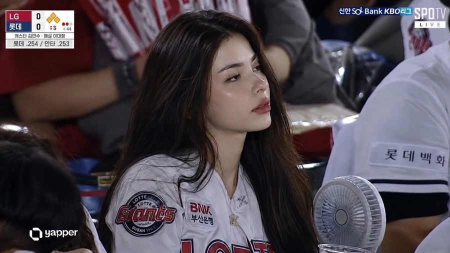 KBO 野球中継の自然なスナップショット