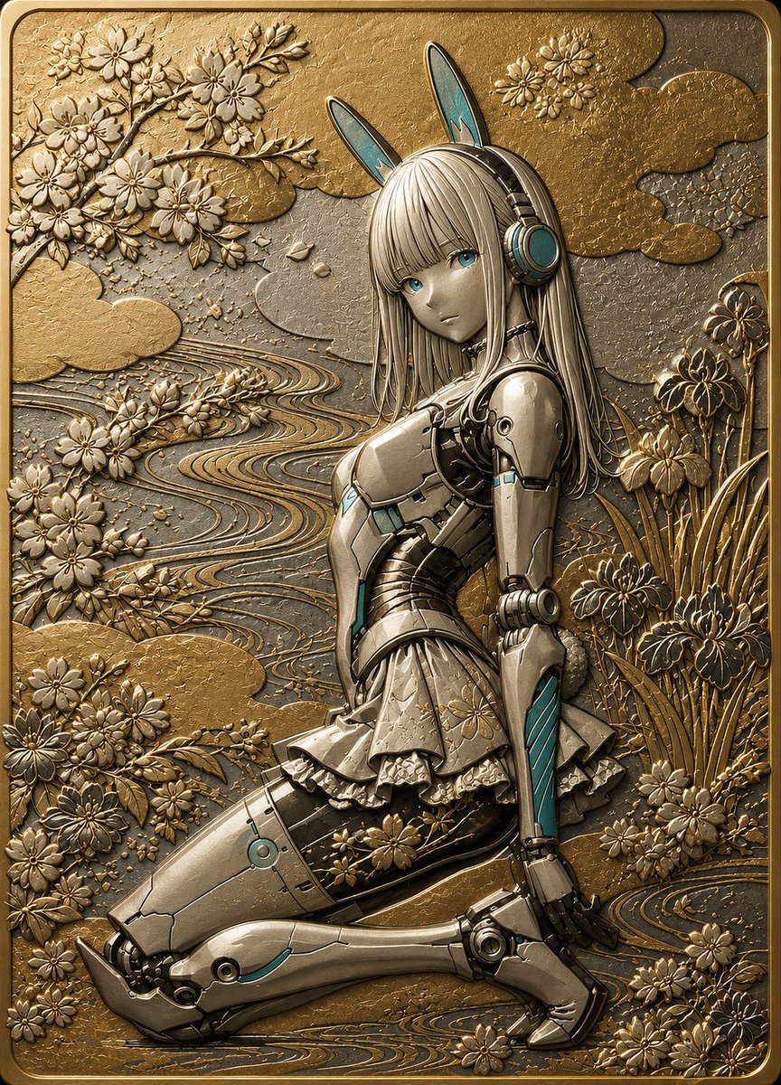 พรอมต์สำหรับสร้างภาพนูนต่ำสไตล์หรูหรา (Embossed Luxury Card)