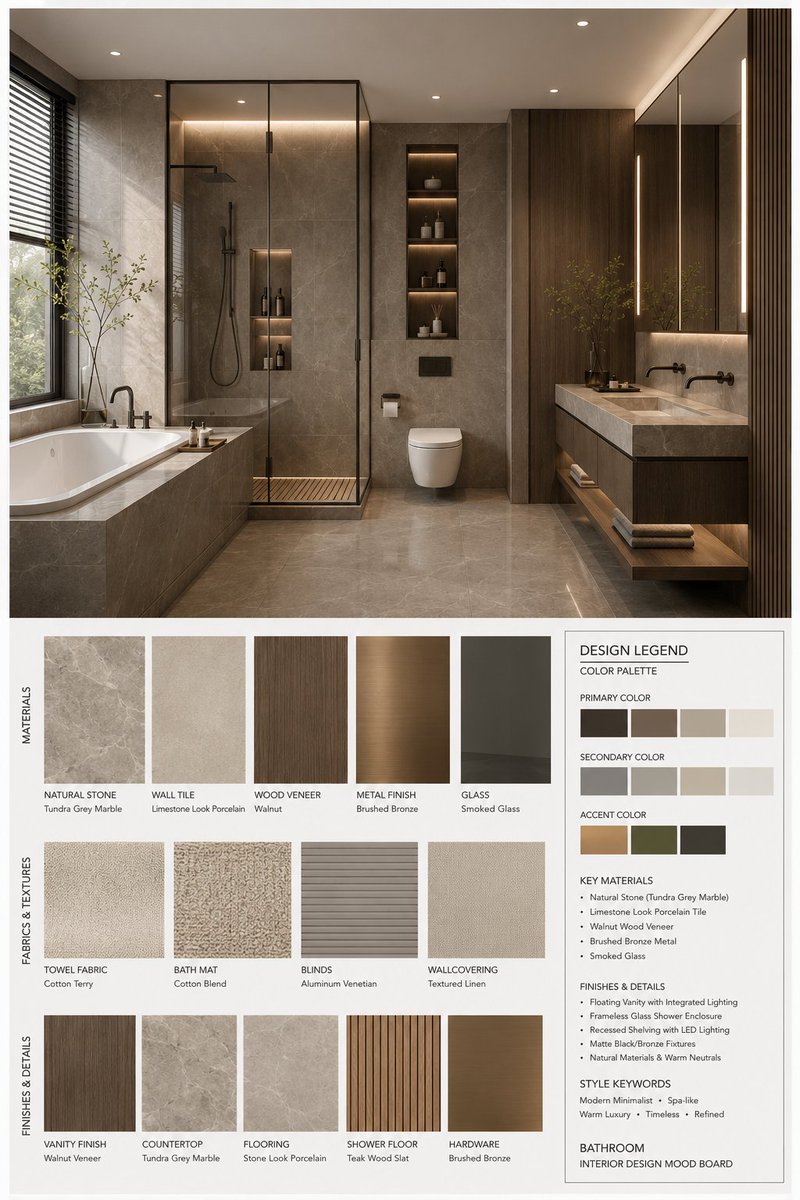Gerador de Mood Board de Design de Interiores