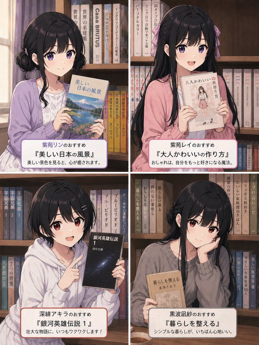 アニメ風ブックシェルフのおすすめ 4 選