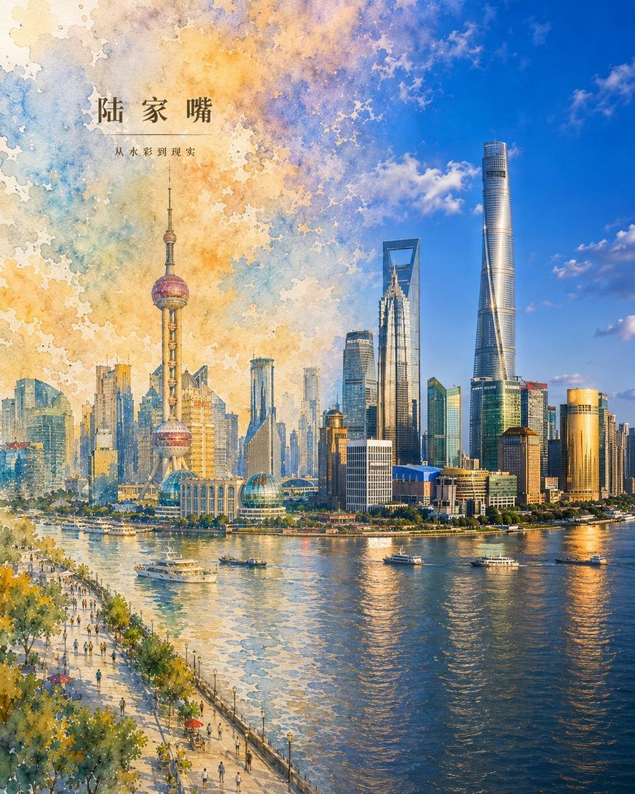 「虚実が交差する都市の絵画」プロンプト:
「虚実交差 · 都市の印象」スタイルの縦型都市ポスターを生成してください。テーマは【都市