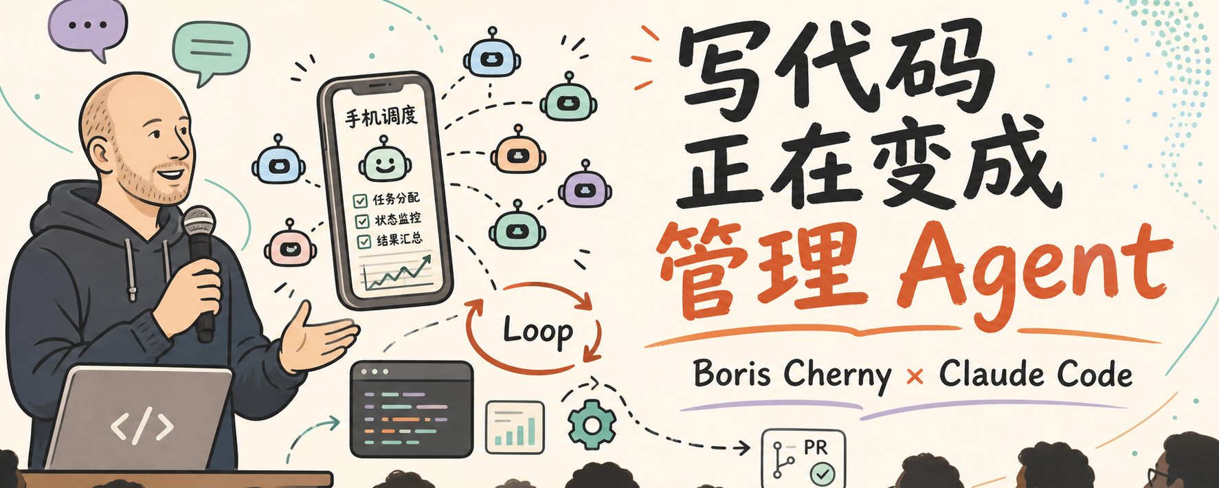 Boris Cherny: Após o Claude Code, a programação está se tornando "gerenciamento de agentes"