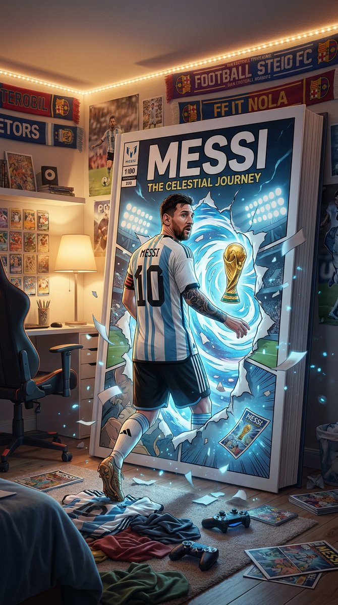 Messi Çizgi Roman Portalı Yatak Odası