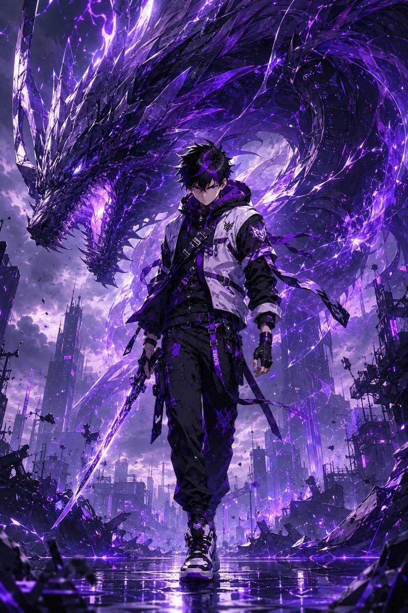 Génération épique d'univers et de gardien façon anime