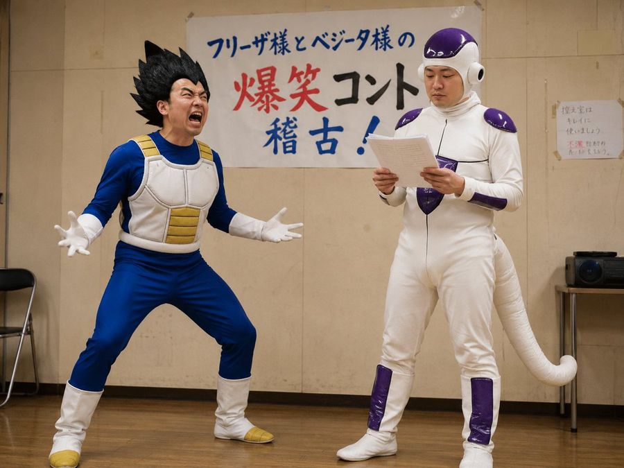 Vegeta ve Frieza Cosplay Komedisi