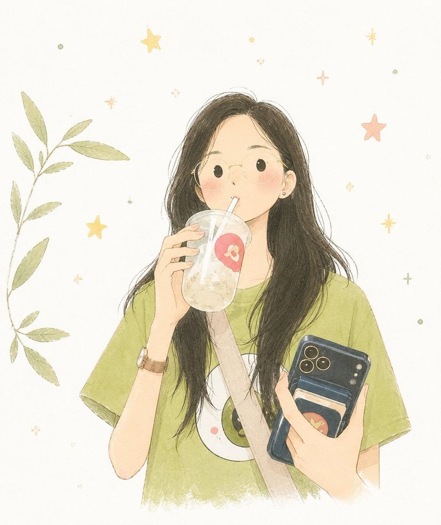 北歐極簡風兒童插畫