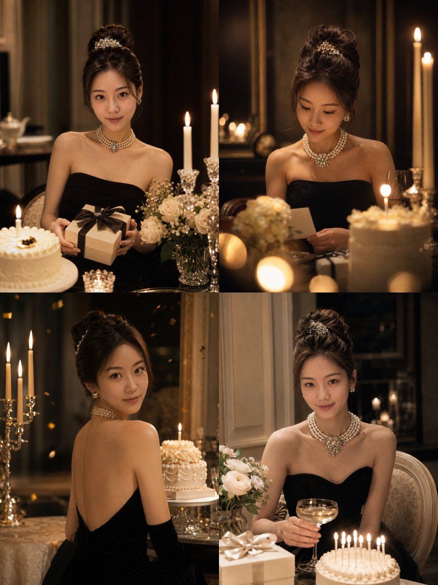 오드리 헵번 스타일 생일 화보