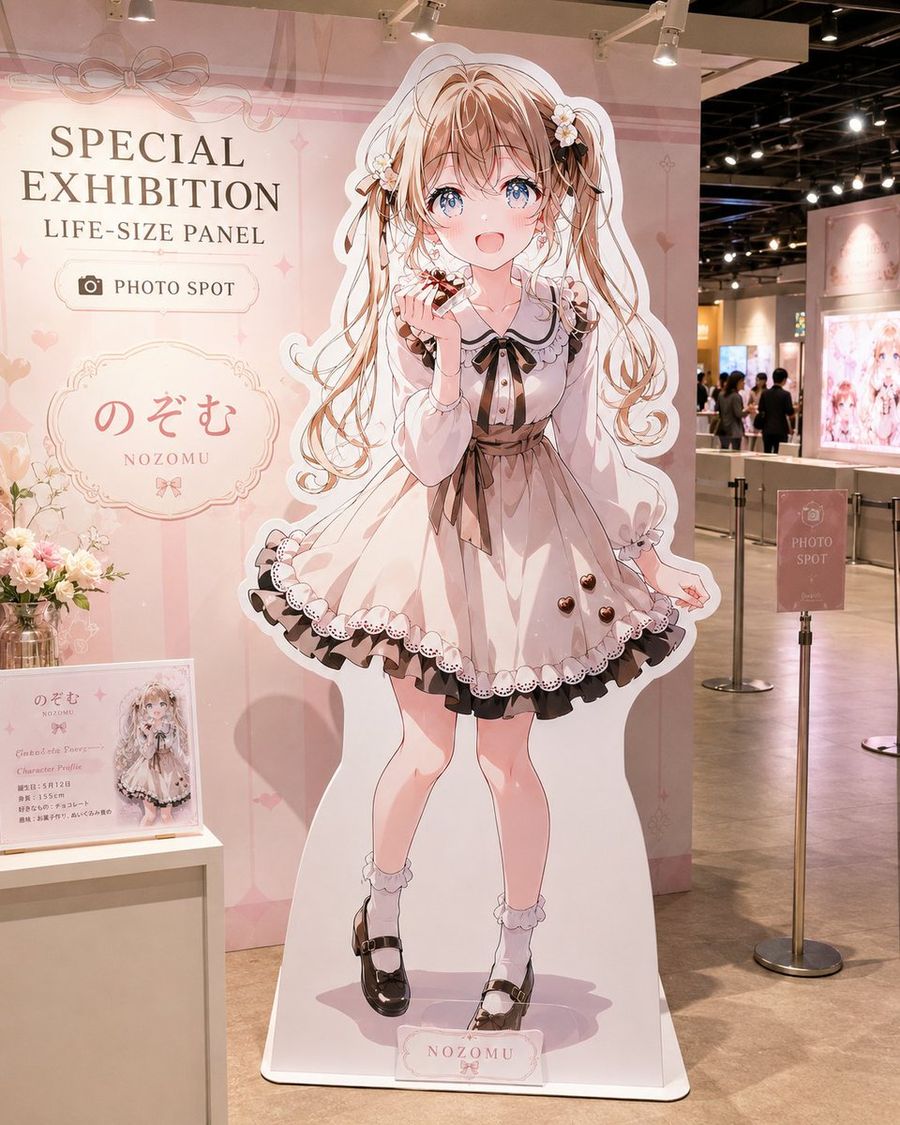Anime Boyutlu Stand Fotoğraf Alanı