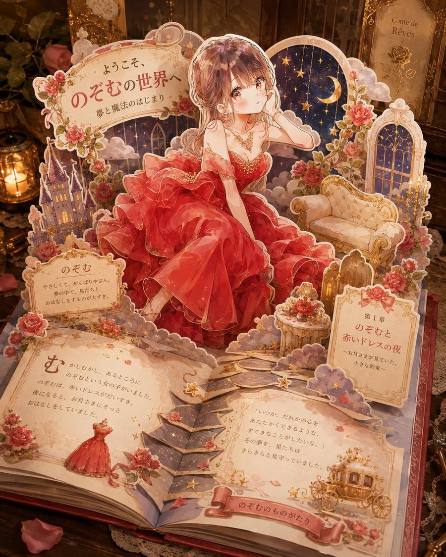 パーソナライズされた飛び出す絵本