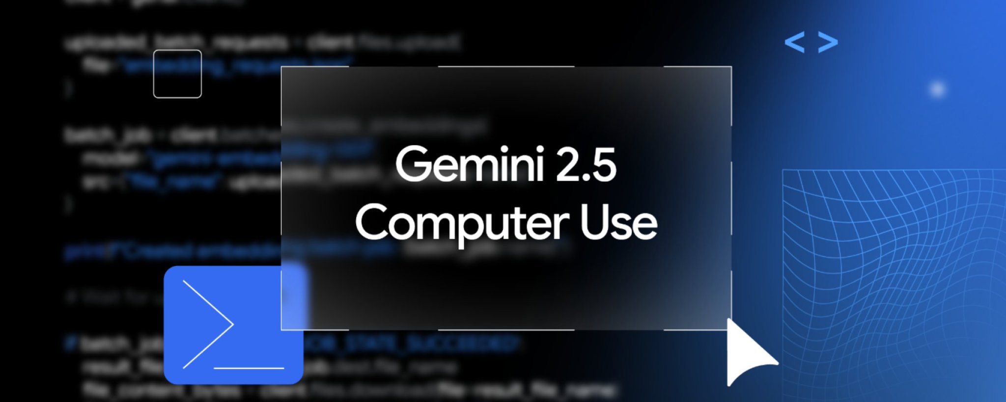Présentation du modèle Gemini 2.5 Computer Use