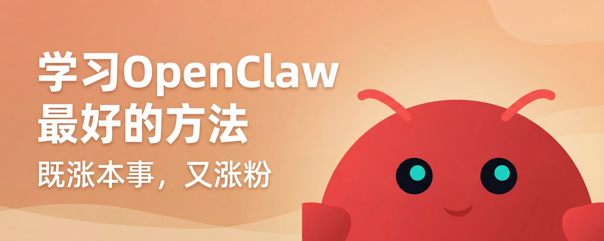 学习 OpenClaw 的最佳方式：同步提升技能与粉丝数