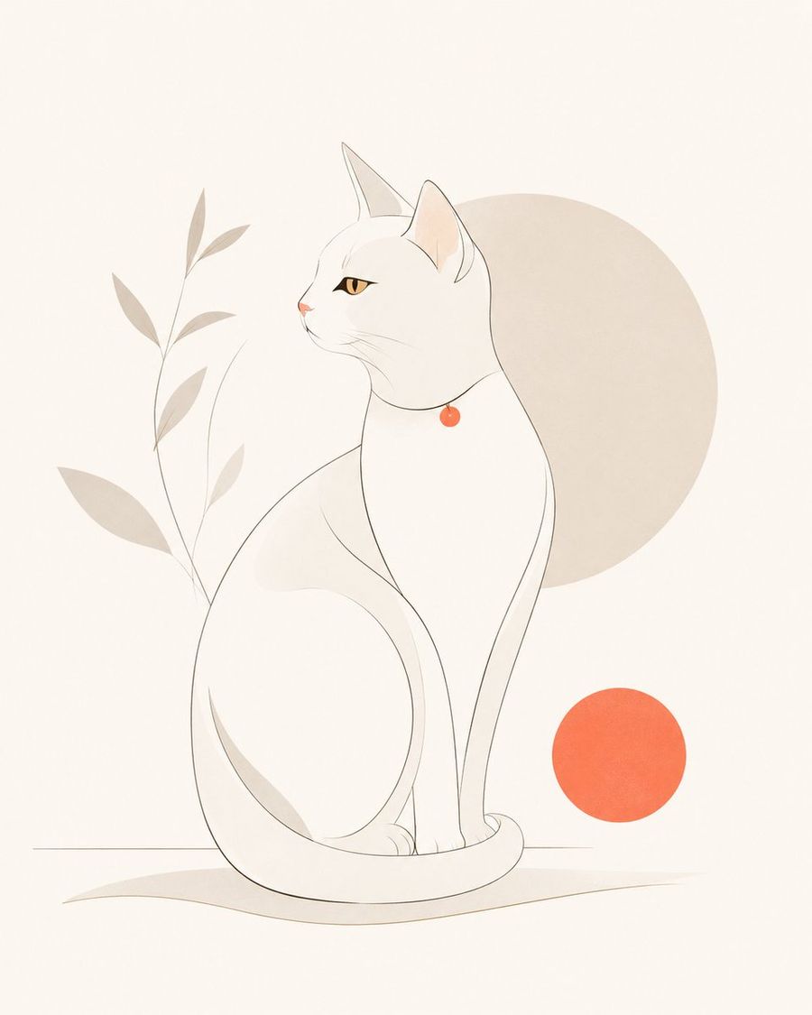Style d'illustration de magazine moderne et minimaliste
