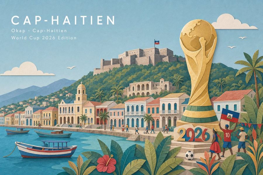 Haiti Futbol Posteri Panoraması