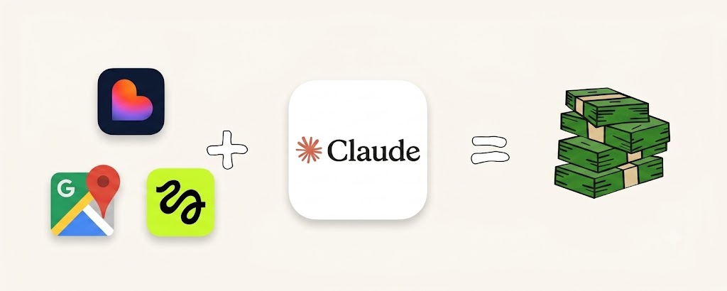 仅靠 Google Maps 和 Claude 出售网站，一人赚取了 5 万美元