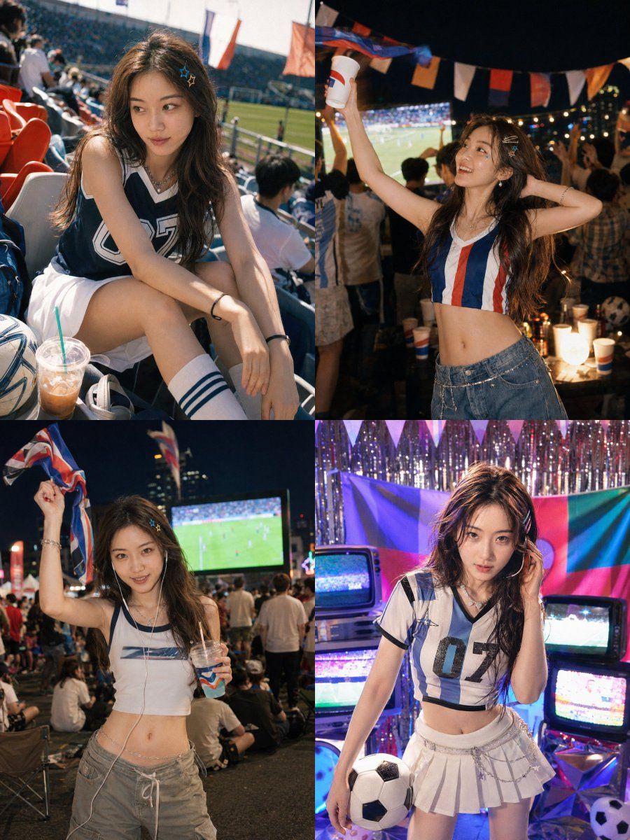 详尽的夏季世界杯 Kpop 人像系列