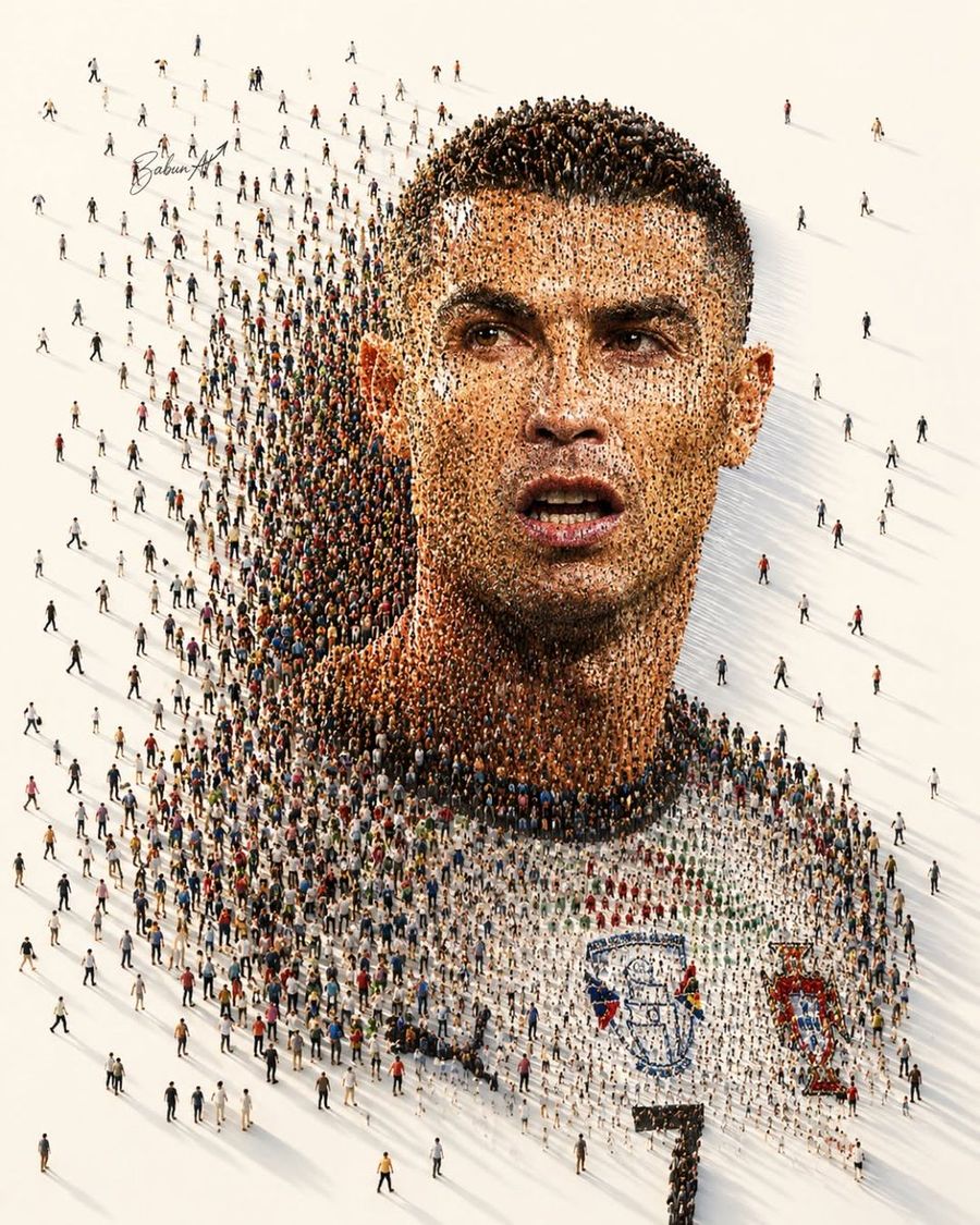 Immagine di riferimento con un ritratto dall’alto