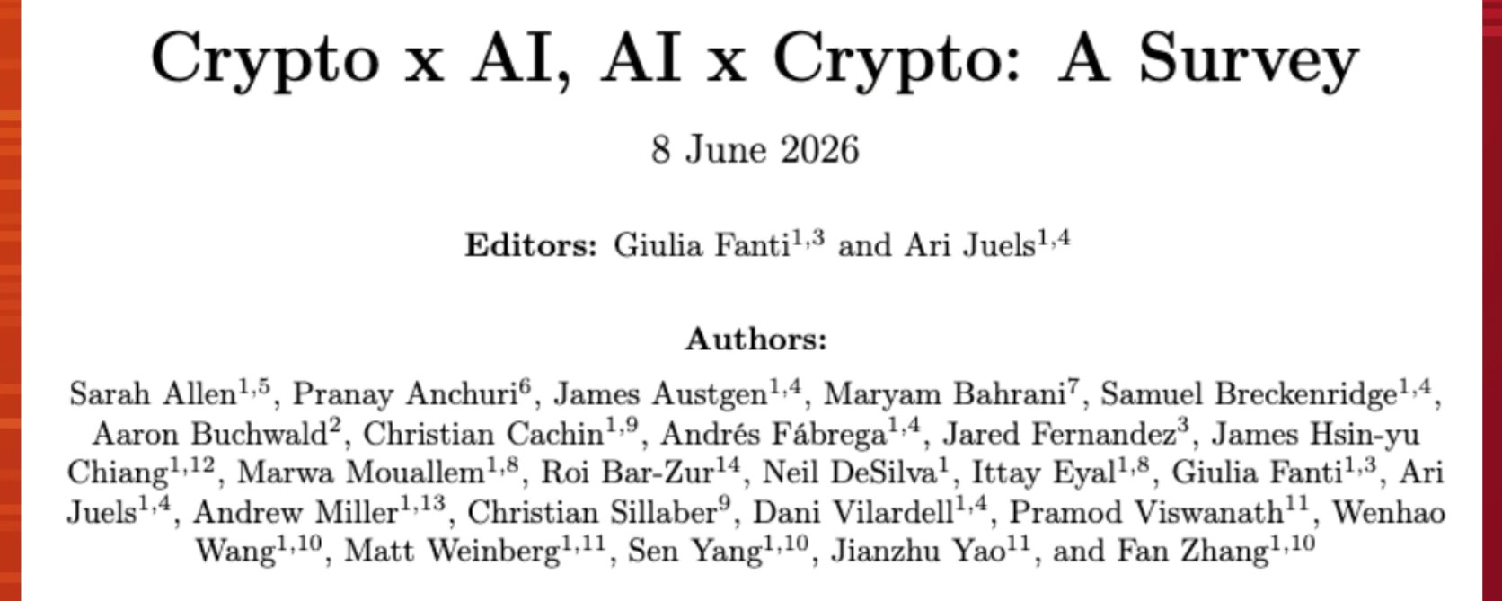 Crypto x IA, IA x Crypto : une étude
