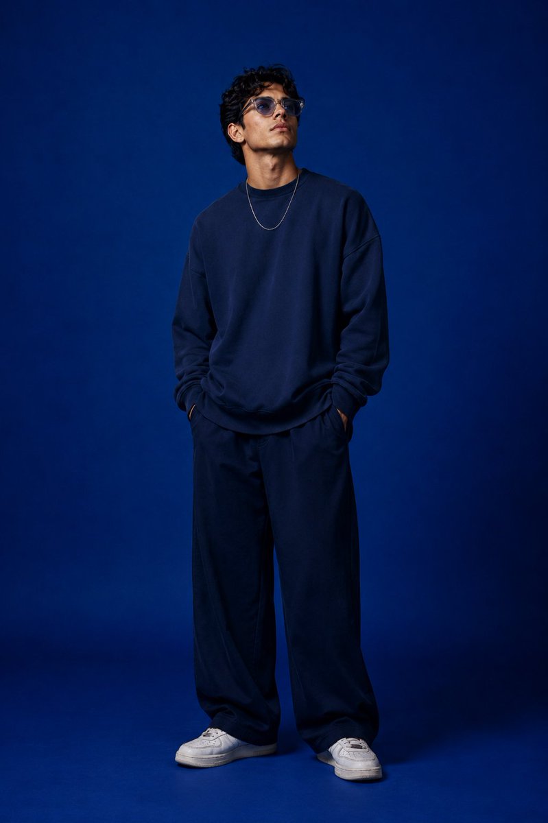 スタジオファッションポートレートのキャラクター入れ替え