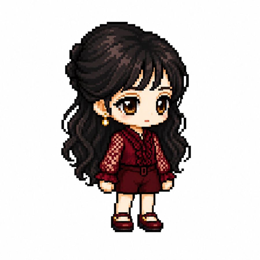 MapleStory Style Pixel Art Avatar
