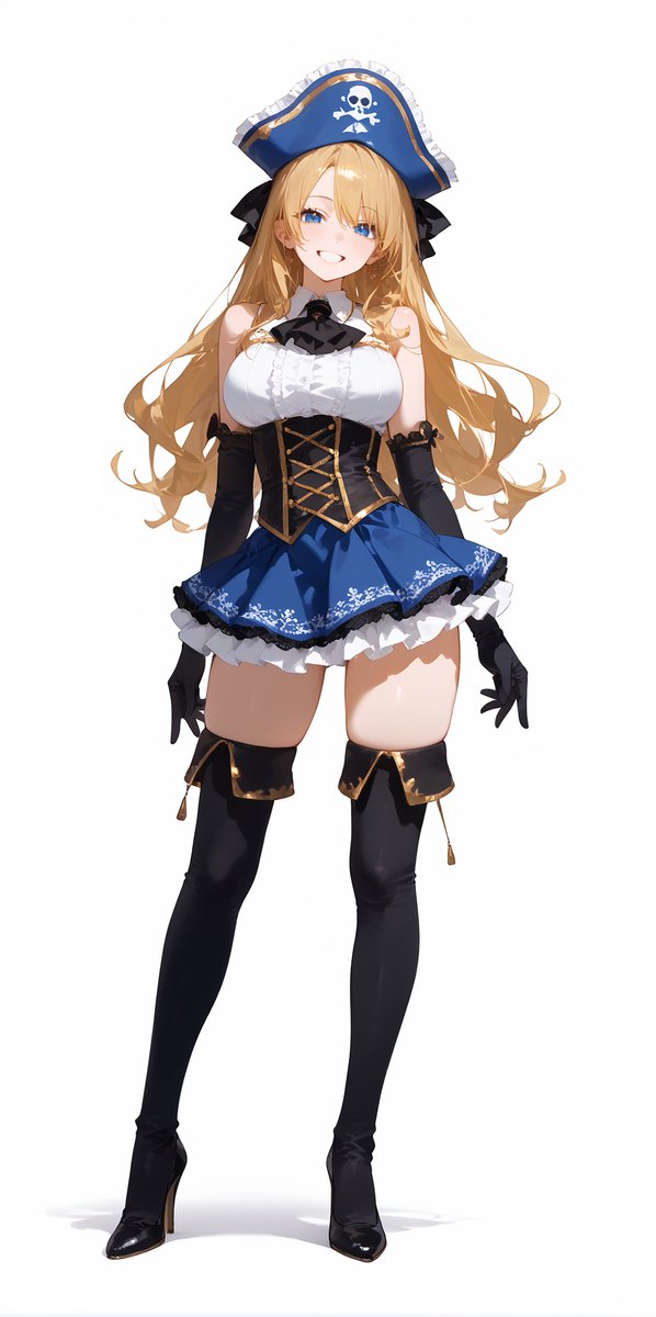 Personagem de Traje de Ídolo Pirata
