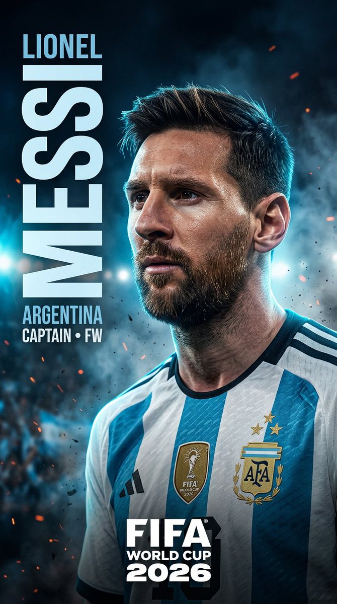 Fondo de pantalla de Messi con Argentina para la Copa Mundial