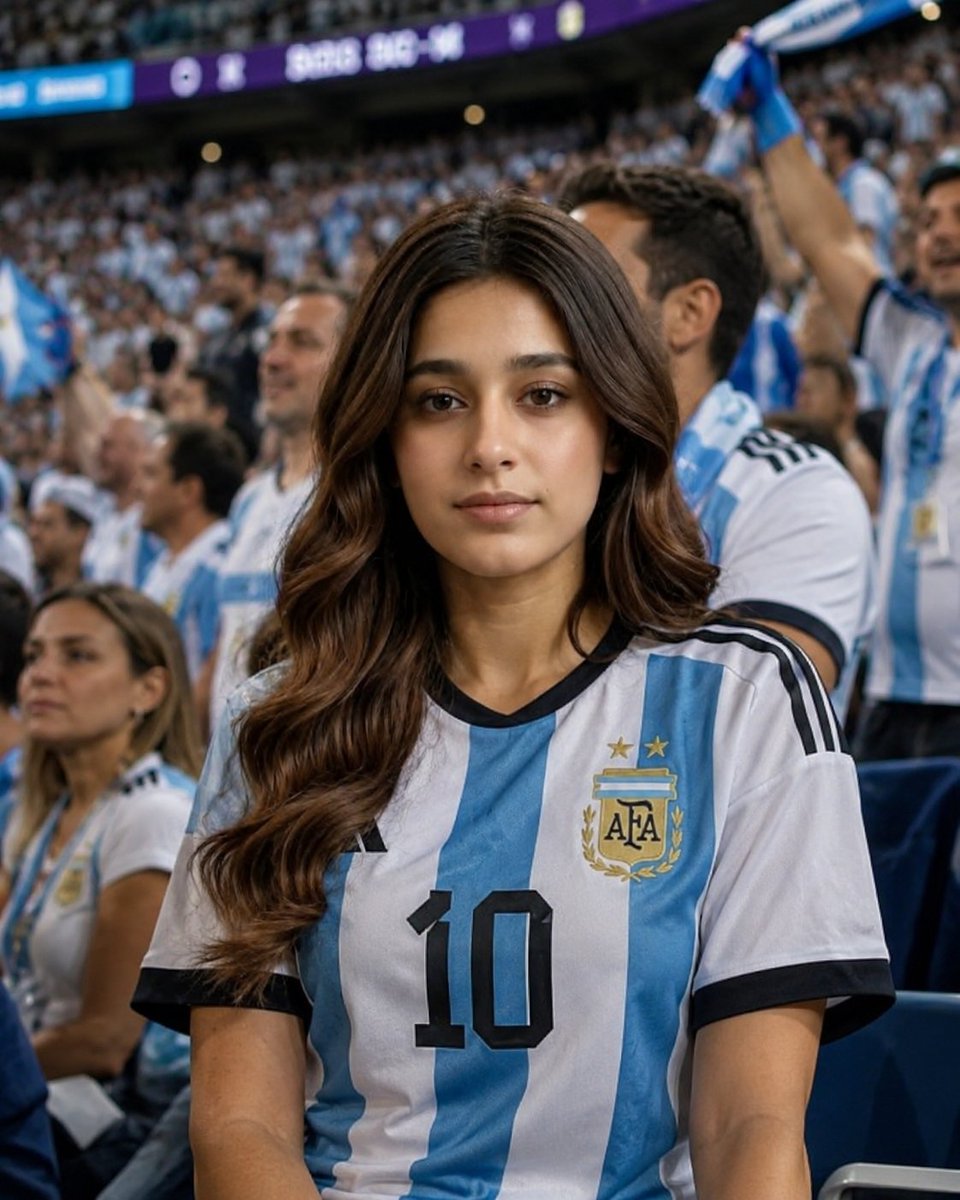 Transformación de aficionado en estadio de la Copa Mundial