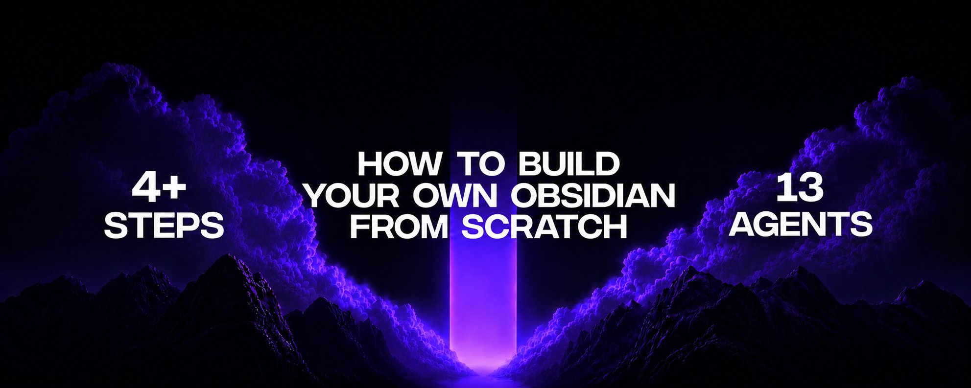 我通过 13+ 个 Kimi Agents，分 4 步从零构建了 Obsidian。