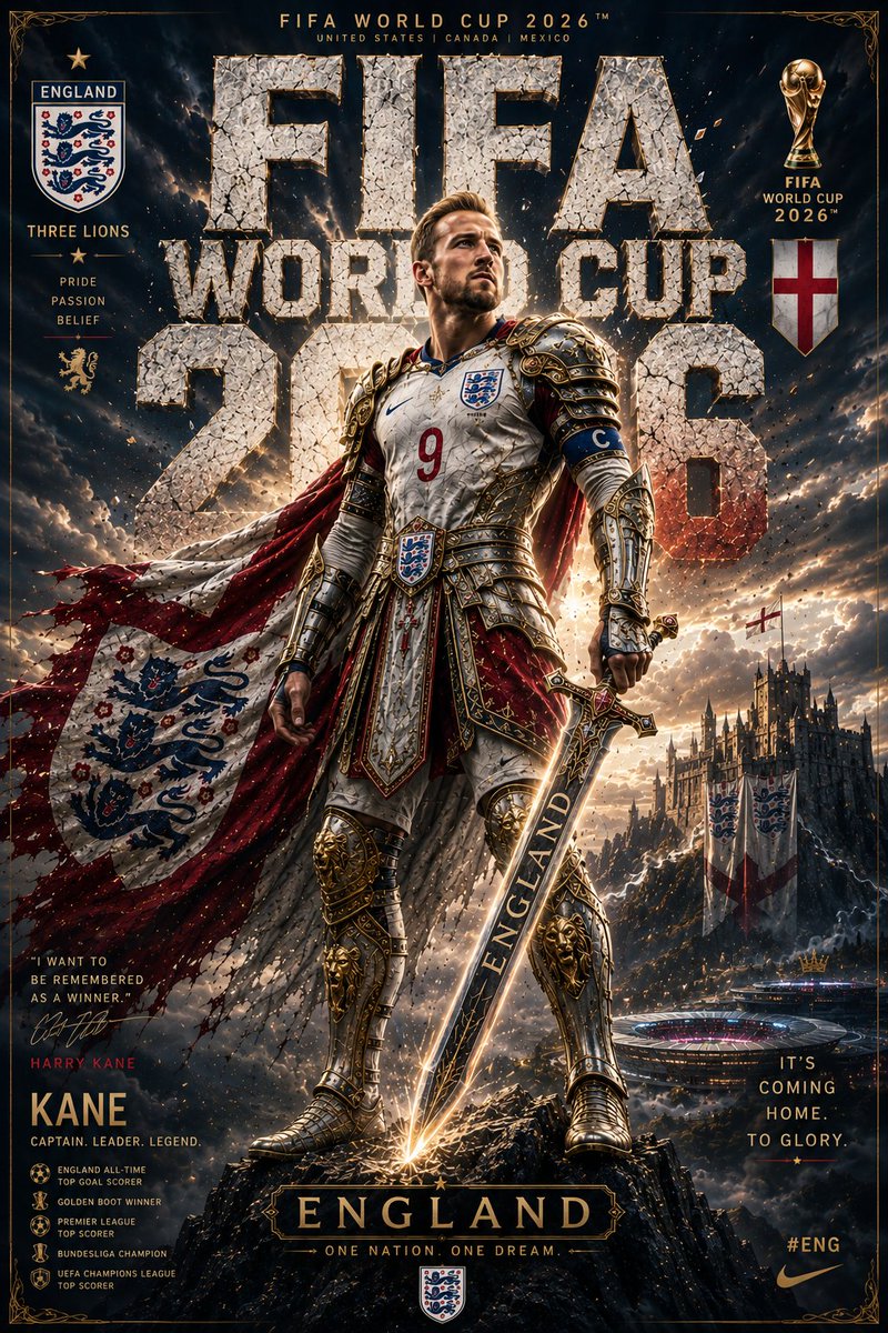 Şövalye Zırhlı FIFA Kahramanı Posteri
