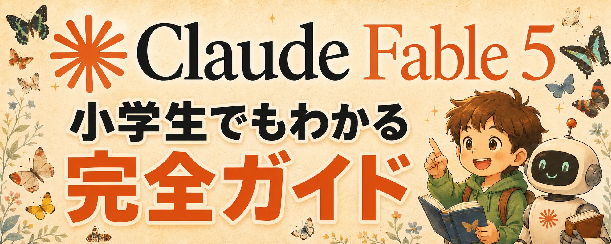 Claude Fable 5 完全ガイド：小学生でもわかる初心者向け徹底解説