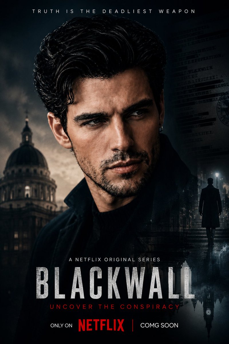 Póster cinematográfico de serie original de Netflix