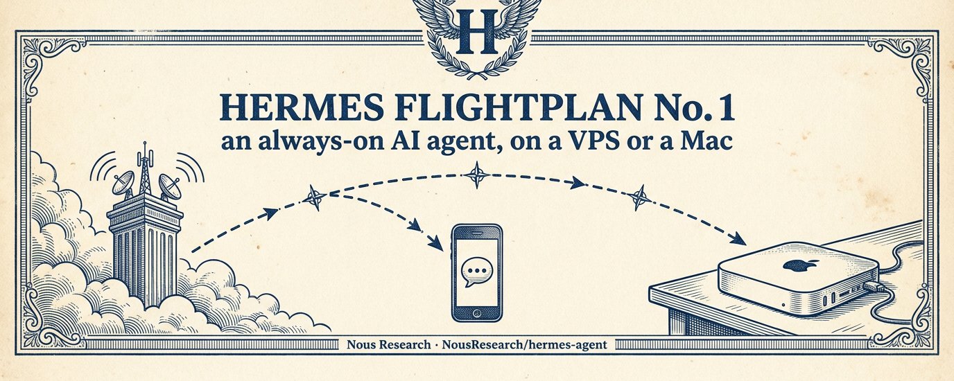 Hermes Flightplan #1: ゼロから構築する常時稼働 Telegram AI エージェント（コピペ可能な全コード付き）