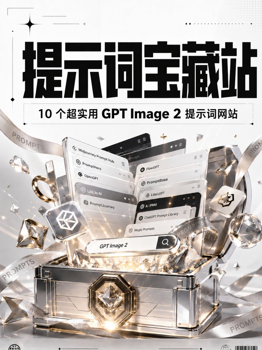 Póster de Tesoro de Prompts para GPT Image 2