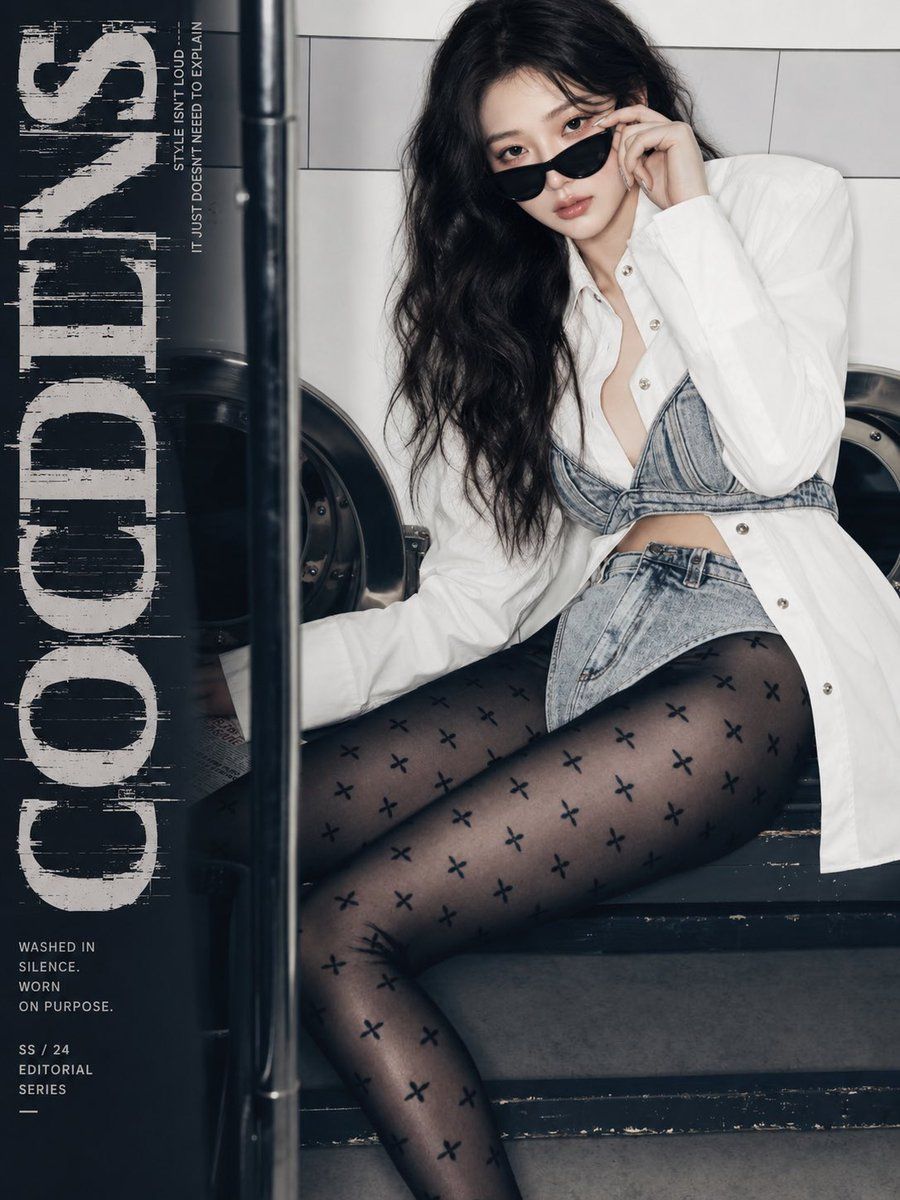 Capa de Editorial de Moda em Lavanderia