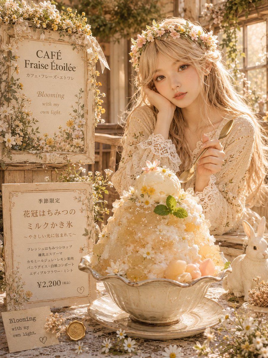 Floral Cottage Café かき氷