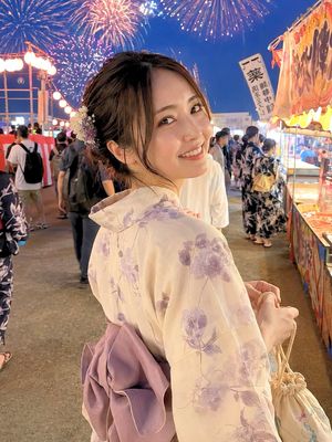 写实风格日本烟花祭人像 - 2