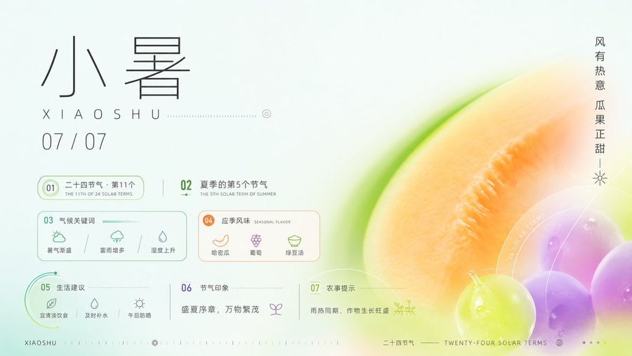 Xiaoshu Güneş Terimi İnfografik Posteri