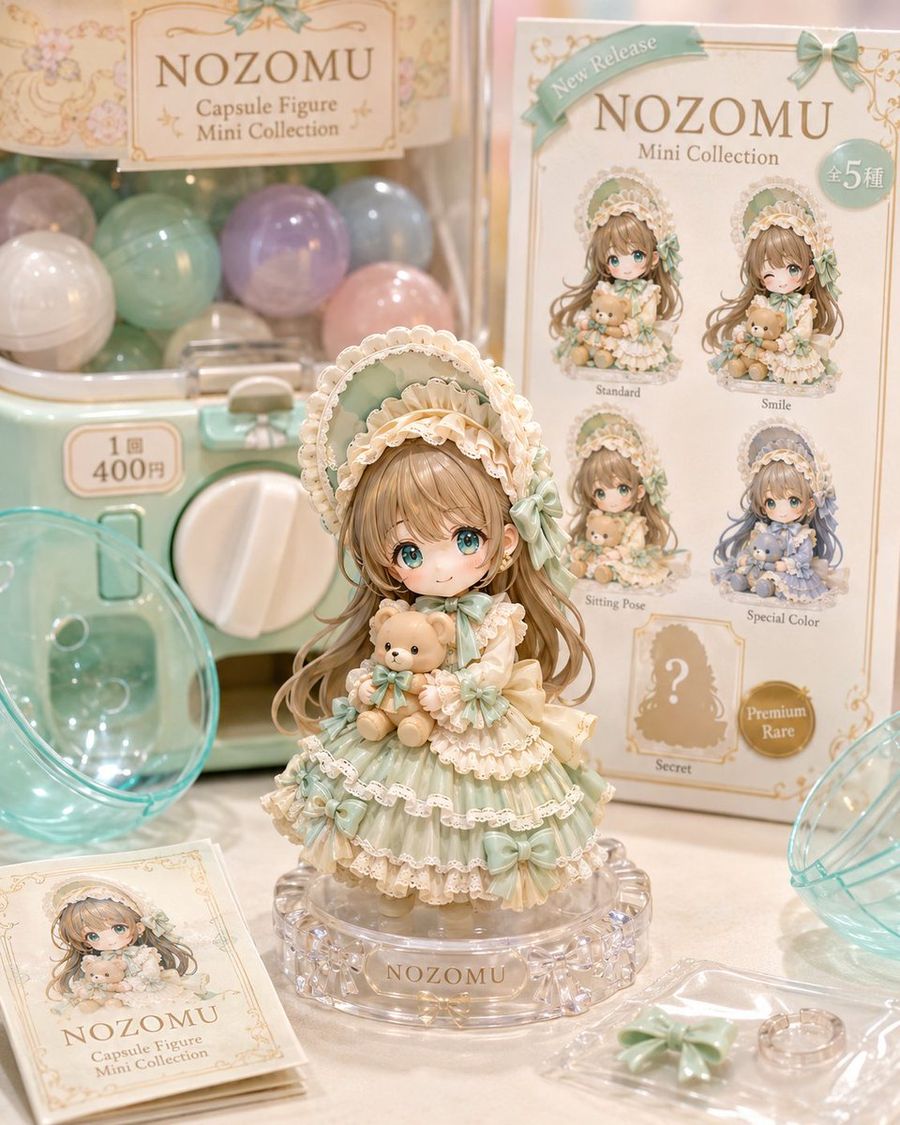 Pastel NOZOMU Capsule Figure Display