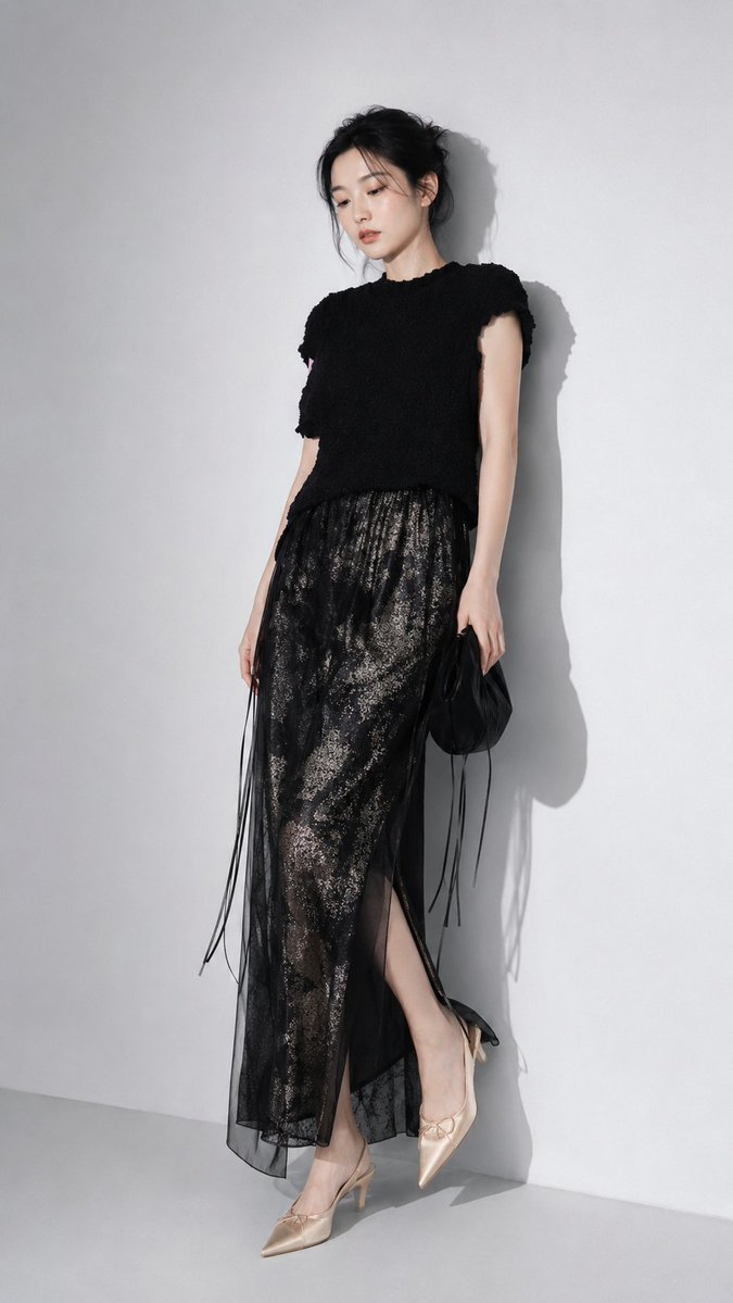 Gray Studio Fashion Portrait
