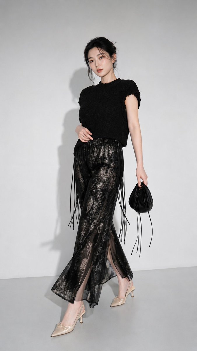 Gray Studio Fashion Portrait