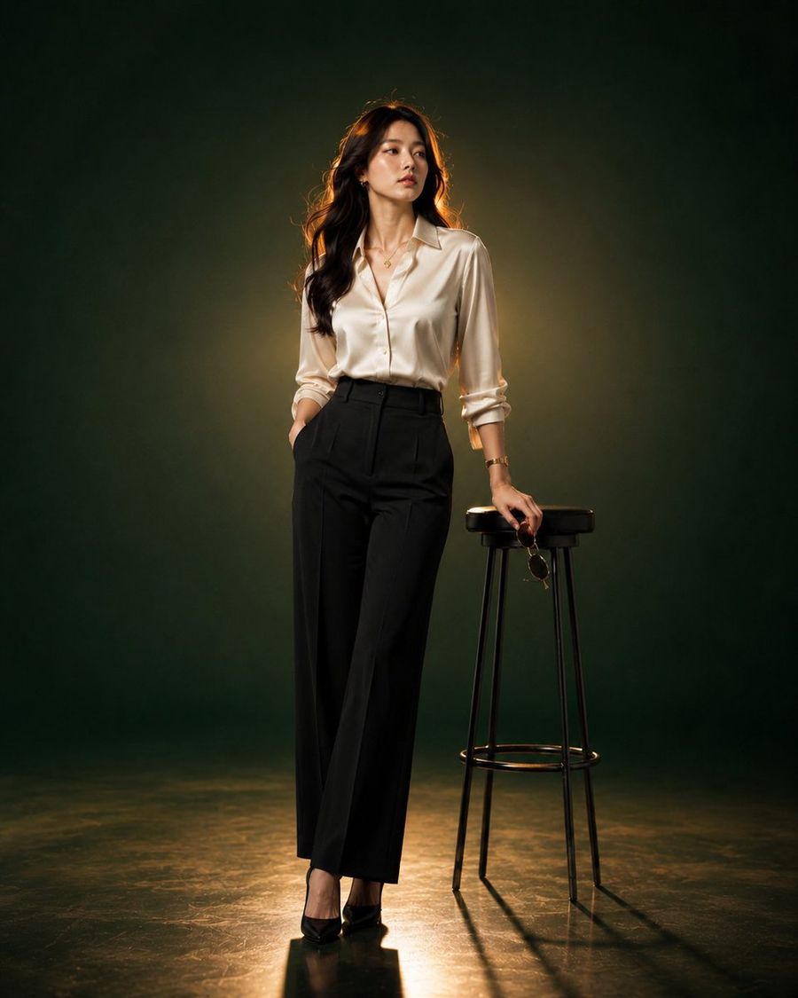 Retrato Editorial de Moda de Luxo