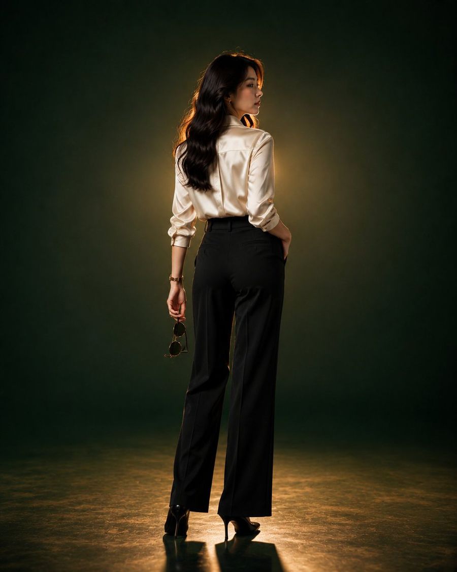 Retrato Editorial de Moda de Luxo