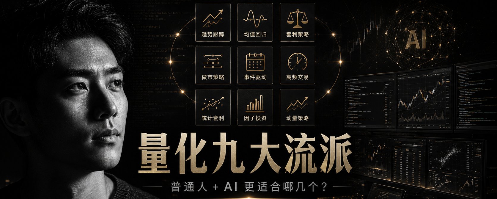 クオンツトレードの 9 つの流派：個人投資家 ＋ AI で実践可能な戦略とは？
