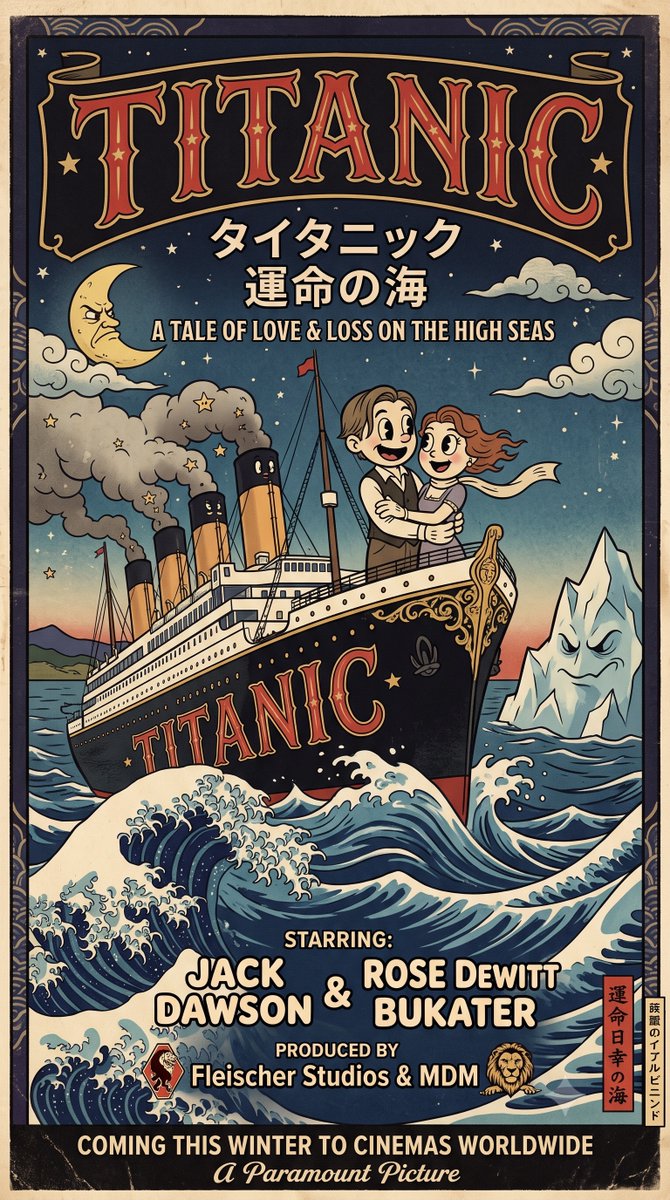 Áp phích phim phong cách Ukiyo-e