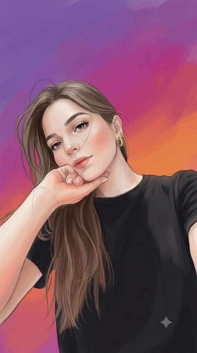Retrato em Grafite com Estilo de Pintura Semirrealista