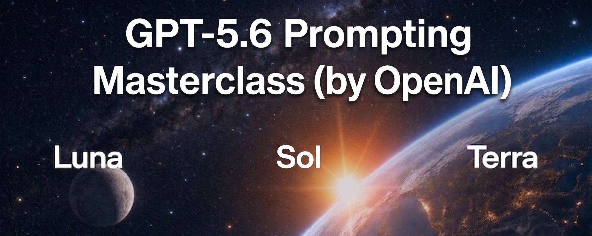 GPT-5.6 プロンプト・マスタークラス (OpenAI 提供)
