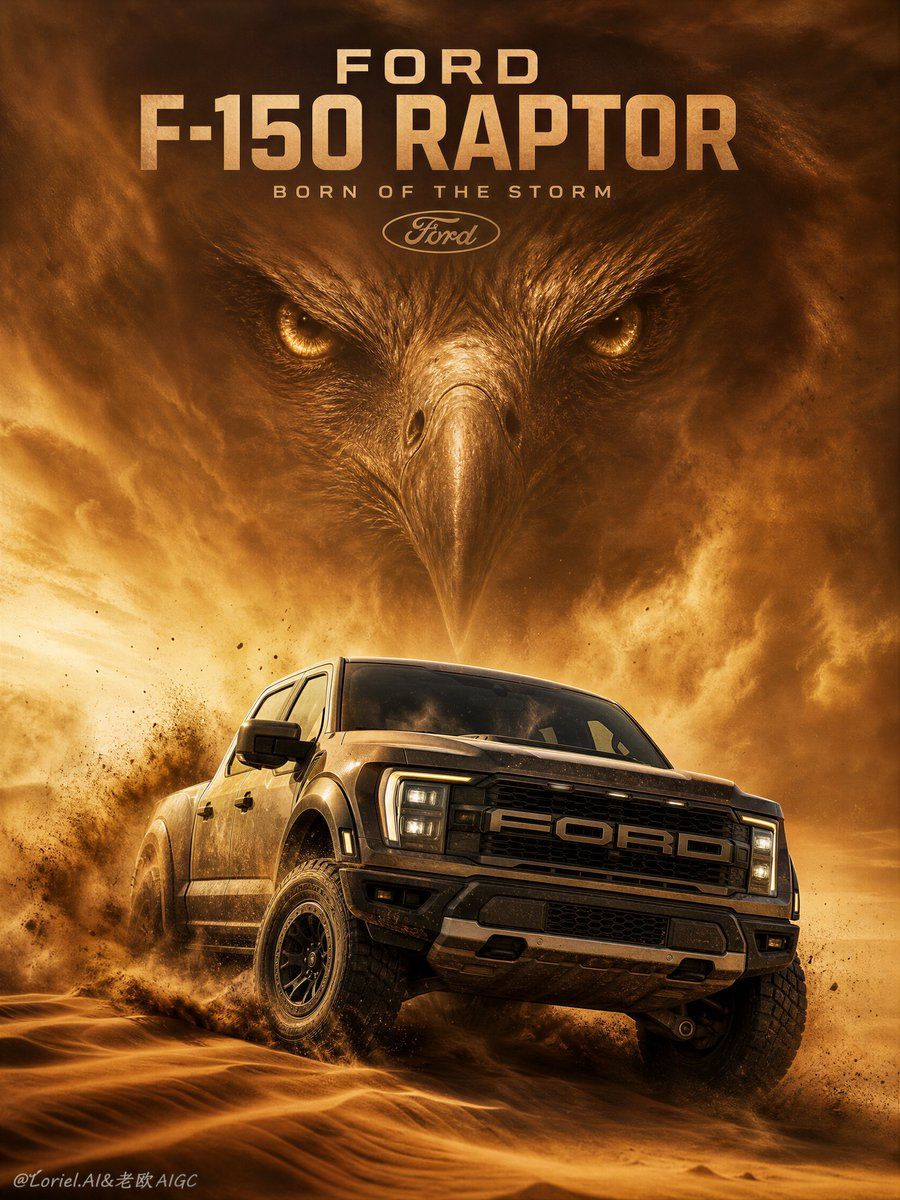 Ford F-150 Raptor Wüsten-Sandsturm