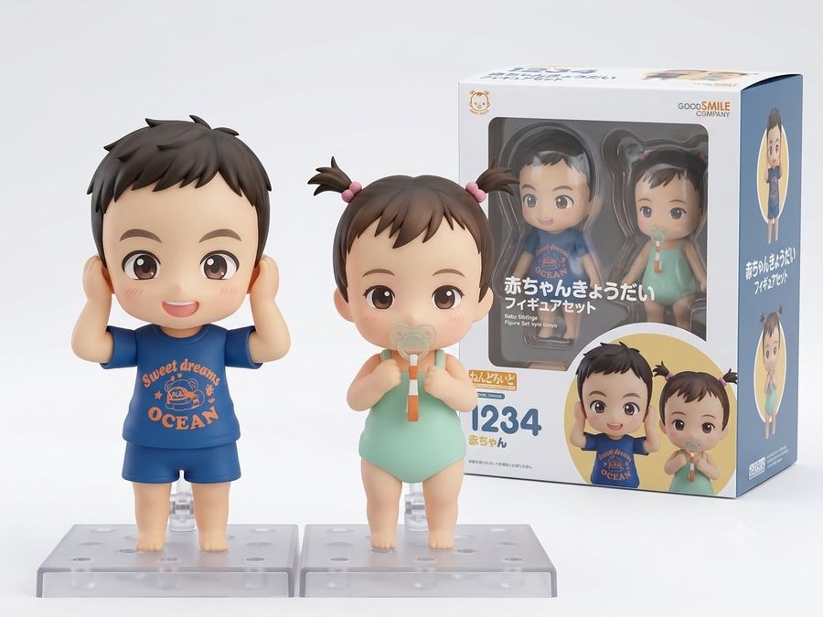 Figura en miniatura estilo Nendoroid japonés