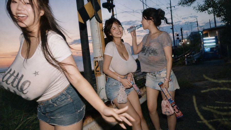 ภาพถ่ายเผลอๆ ริมทางรถไฟช่วงฤดูร้อน
