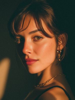 Ritratto femminile cinematografico durante l'ora d'oro - 1